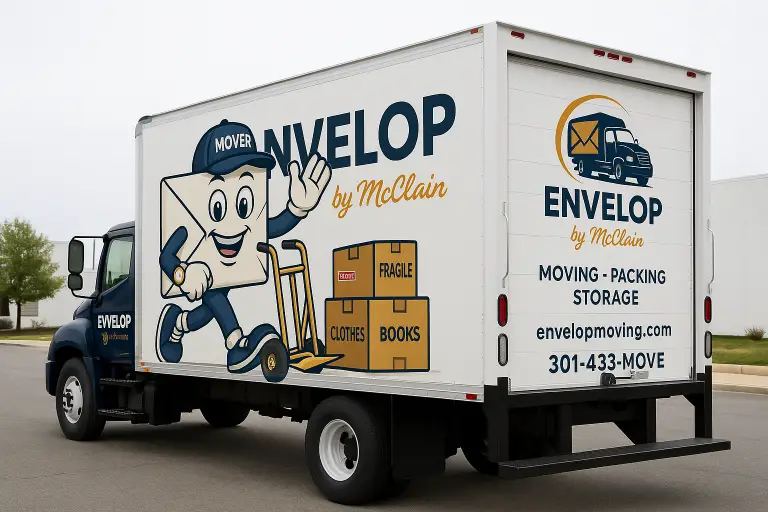 Waldorf MD moving truck Envelop by McClain