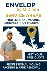 Envelop by McClain moving and junk removal services in Maryland